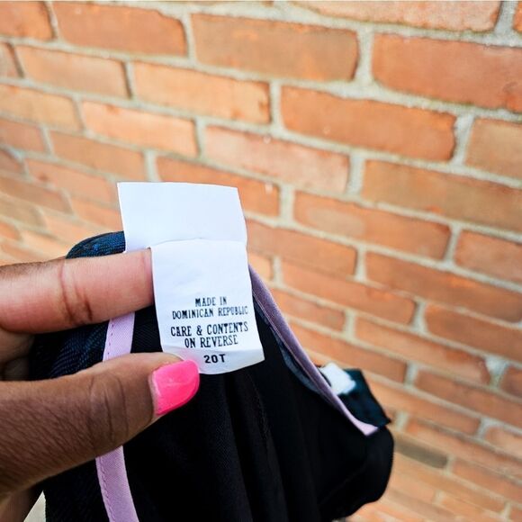 New Flynn O'Hara Green Multicolored Plaid Academia Skirt. - Picture 8 of 16